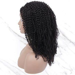 100% Human Hair Lace Front, Afro Kinky Curly 24" i